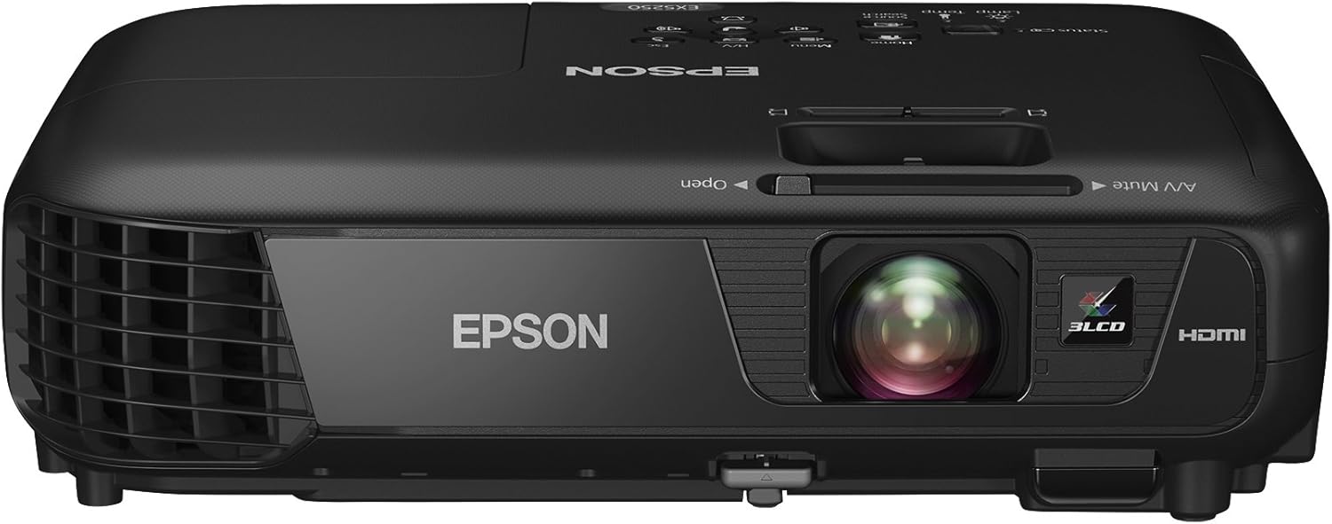 Epson EX5250 Pro Wireless, XGA, 3600 Lumens Color Brightness, 3600 Lumens White Brightness, 3LCD Projector