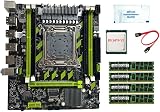 Wresetly X79G LGA2011 Motherboard E5 2670 V2 CPU 16GB DDR3 RAM M.2 NVME view 1