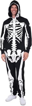 mens skeleton jumpsuit