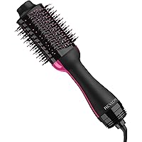 REVLON One-Step Volumizer Enhanced 1.0 Hair Dryer and Hot Air Brush | Now with Improved Motor | Amazon Exclusive (Black)