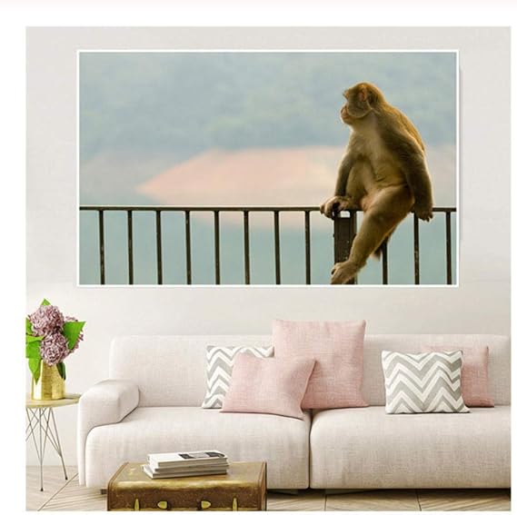 Cartel moderno del mono del arte de la moda, impresiones Decoración de