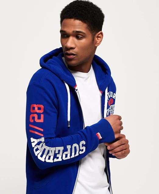 superdry trackster zip hoodie