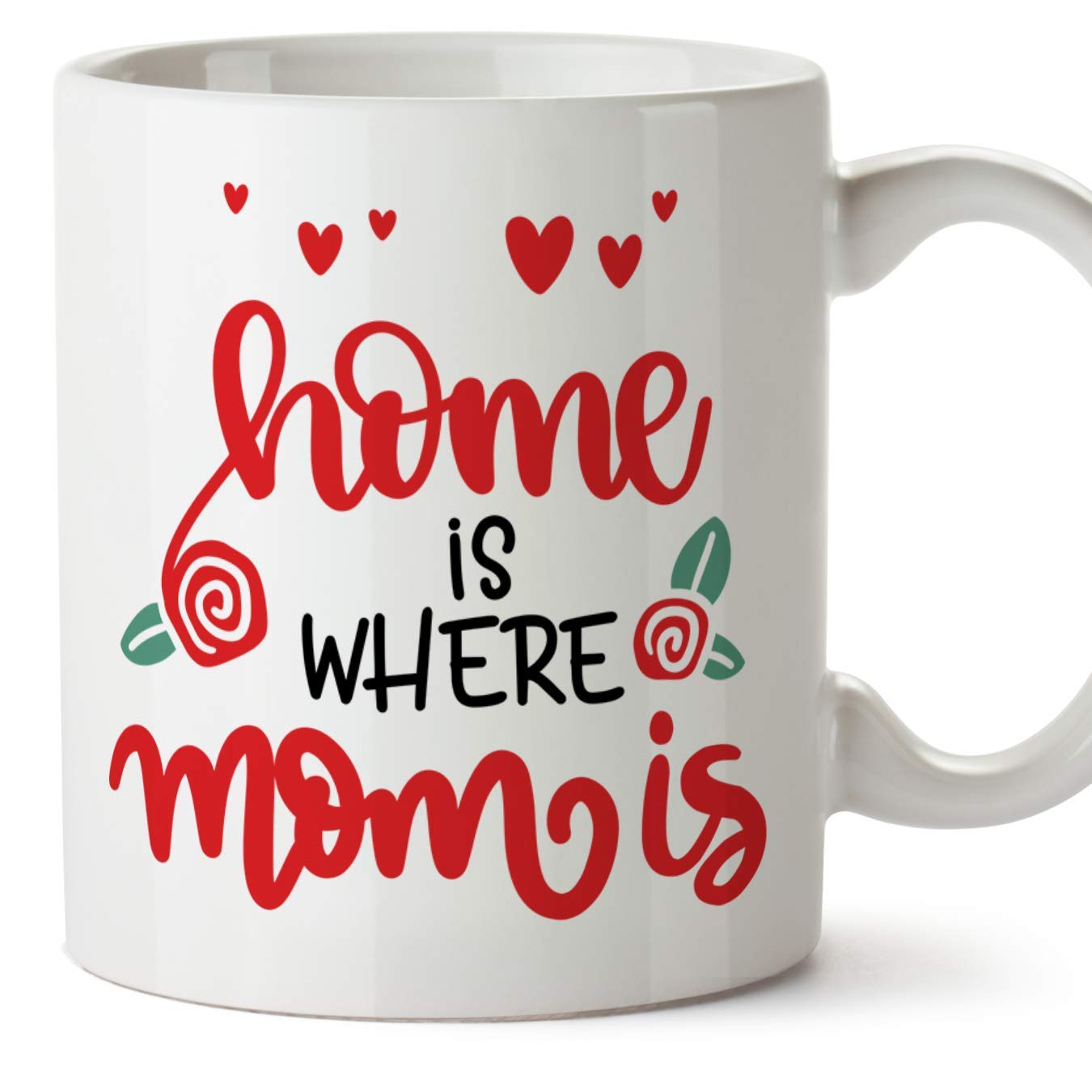 MUGFFINS Mum Mugs – "Home is Where Mum is" (Model 2) – Funny Mothers Day Gifts from Daughters & sons