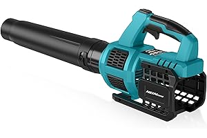 HEINPRO HEINRPO Cordless Leaf Blower Compatible with Makita 18V Battery (Bare Tool) 400CFM Electric Leaf Blower Cordless, Variable Speed, Turbo Mode, Handheld Battery Powered Leaf blowers for Lawn Care
