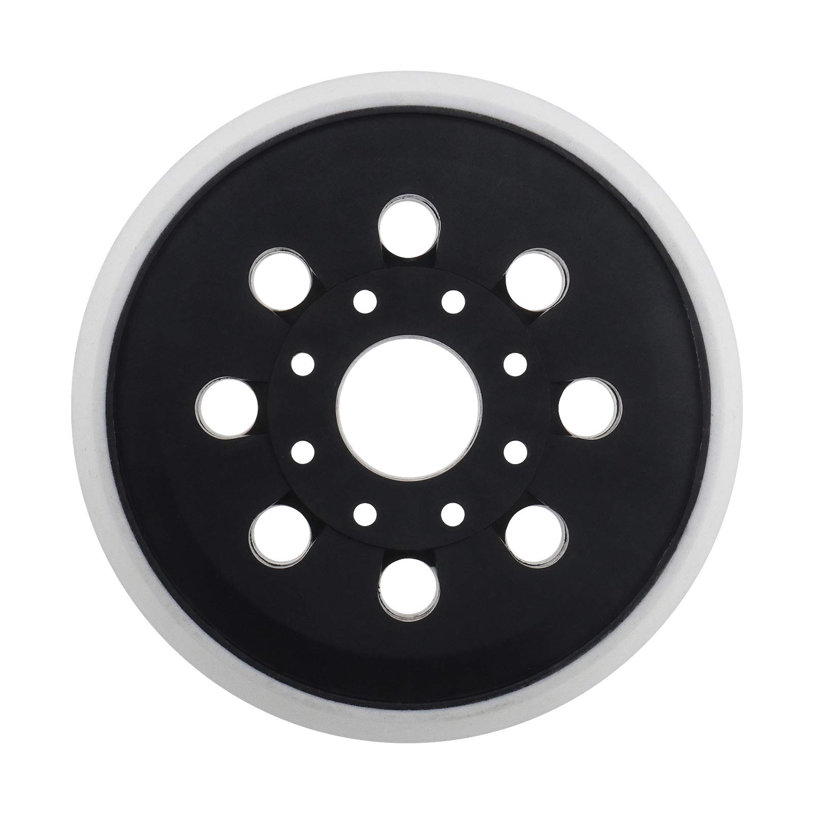 OTOTEC 5Inch/125mm Hook & Loop Sanding Backing Pad Replacement Part Compatible with Bosch GEX125-1A PEX220 PEX220A Skil 7402 7490 2609000750