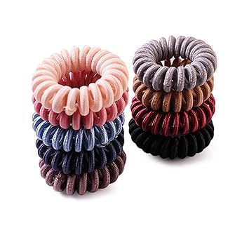 Amazon Com Spiral Hair Ties No Crease Hair Coil Set Hair Ring