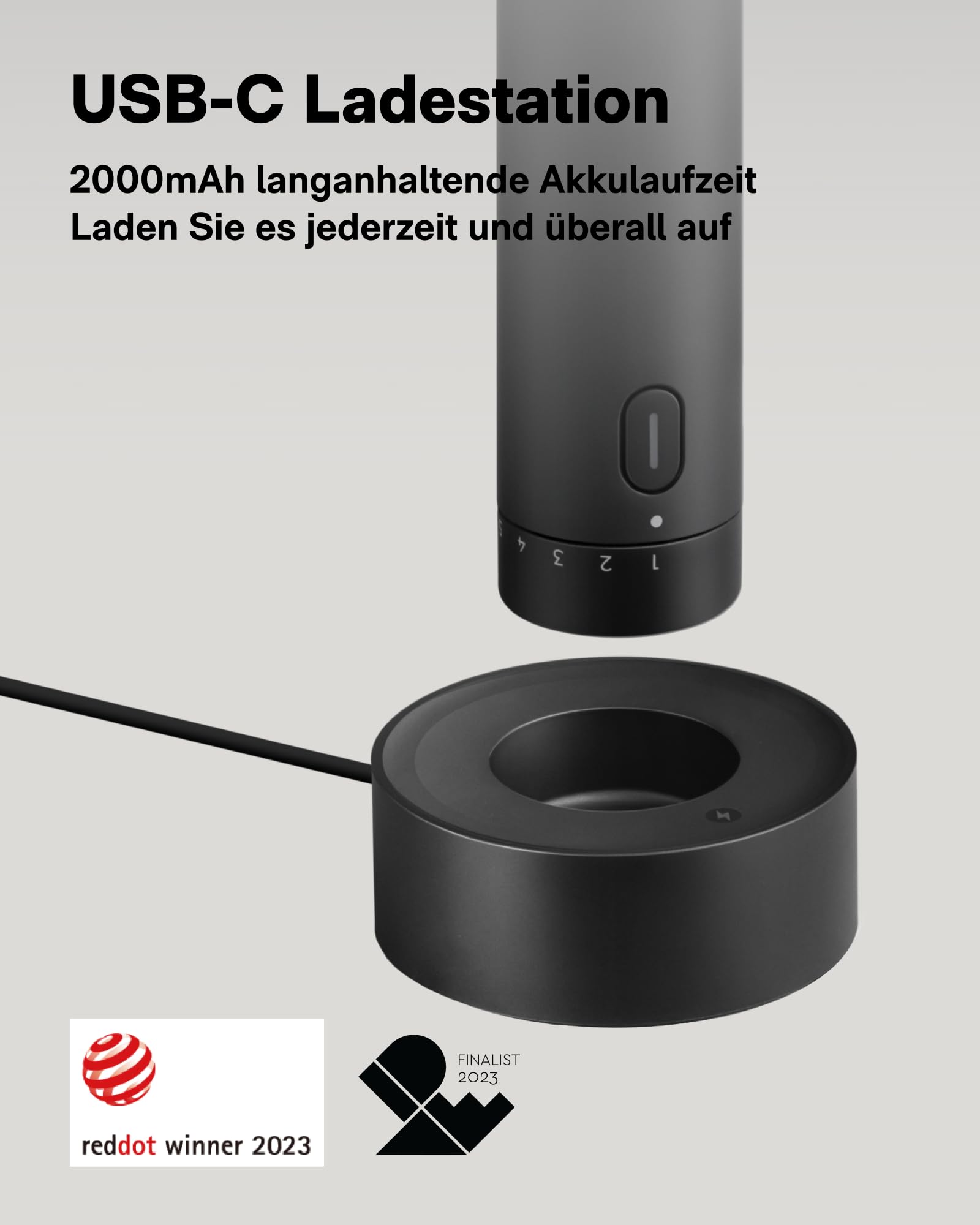 HOTO Akku Multifunktionswerkzeug 4V, 35 Drehwerkzeug Zubehörset, 2000mAh Rotationswerkzeug 5 Gang, Drehzahl 5000-25000 U/min, Typ-C, LED Ringlicht Schnitzen/Gravieren/Schleifen/Schneiden/Polieren 5