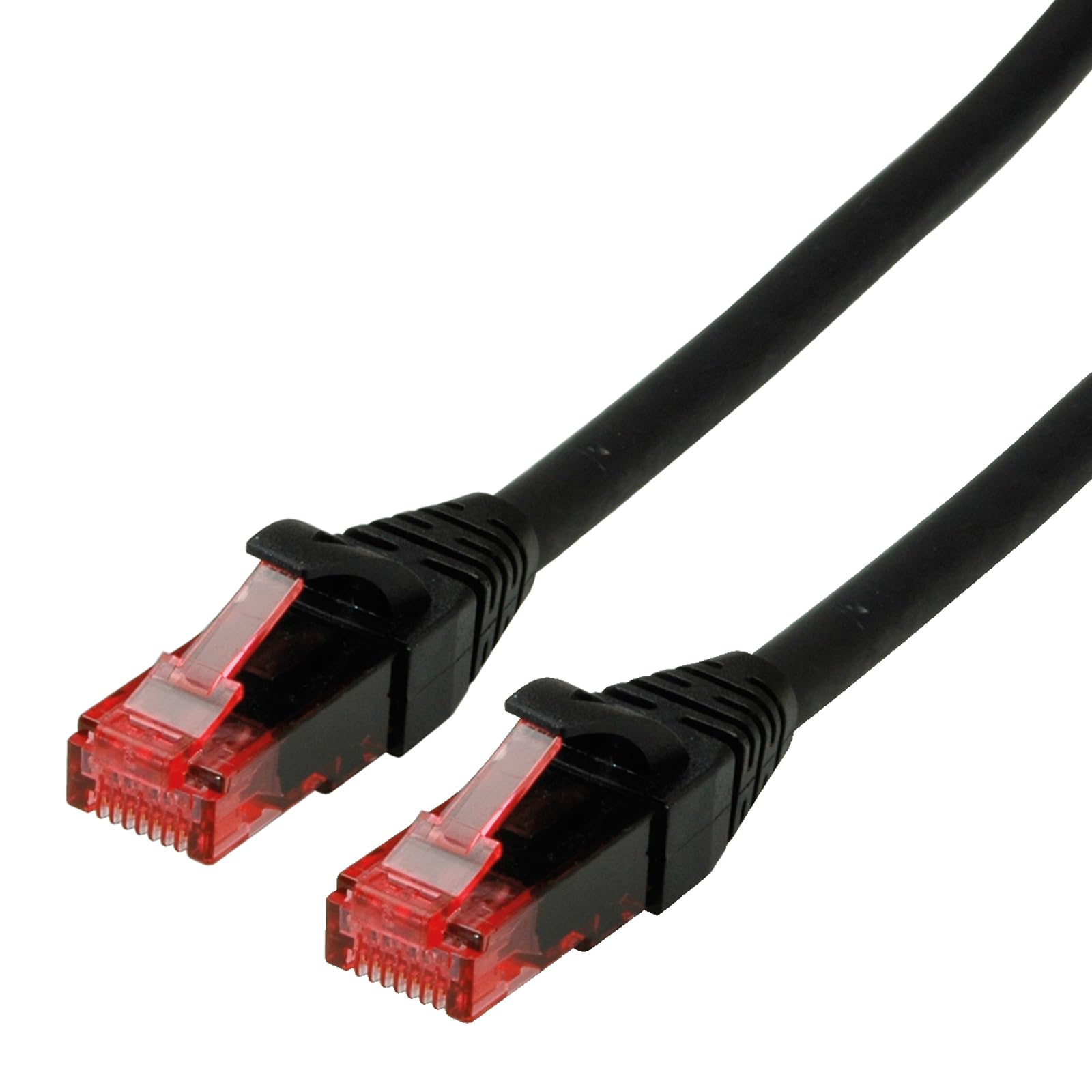 Roline | UTP Cable Cat.6 Component Level | LSOH | Black | 2 m