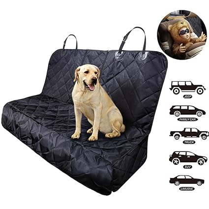 Fityou Hunde Autoschondecke, Wasserdicht Hundedecke Auto Rückbank, Anti-RutschHundedecke für Kofferraumschutz, 600D verdickte