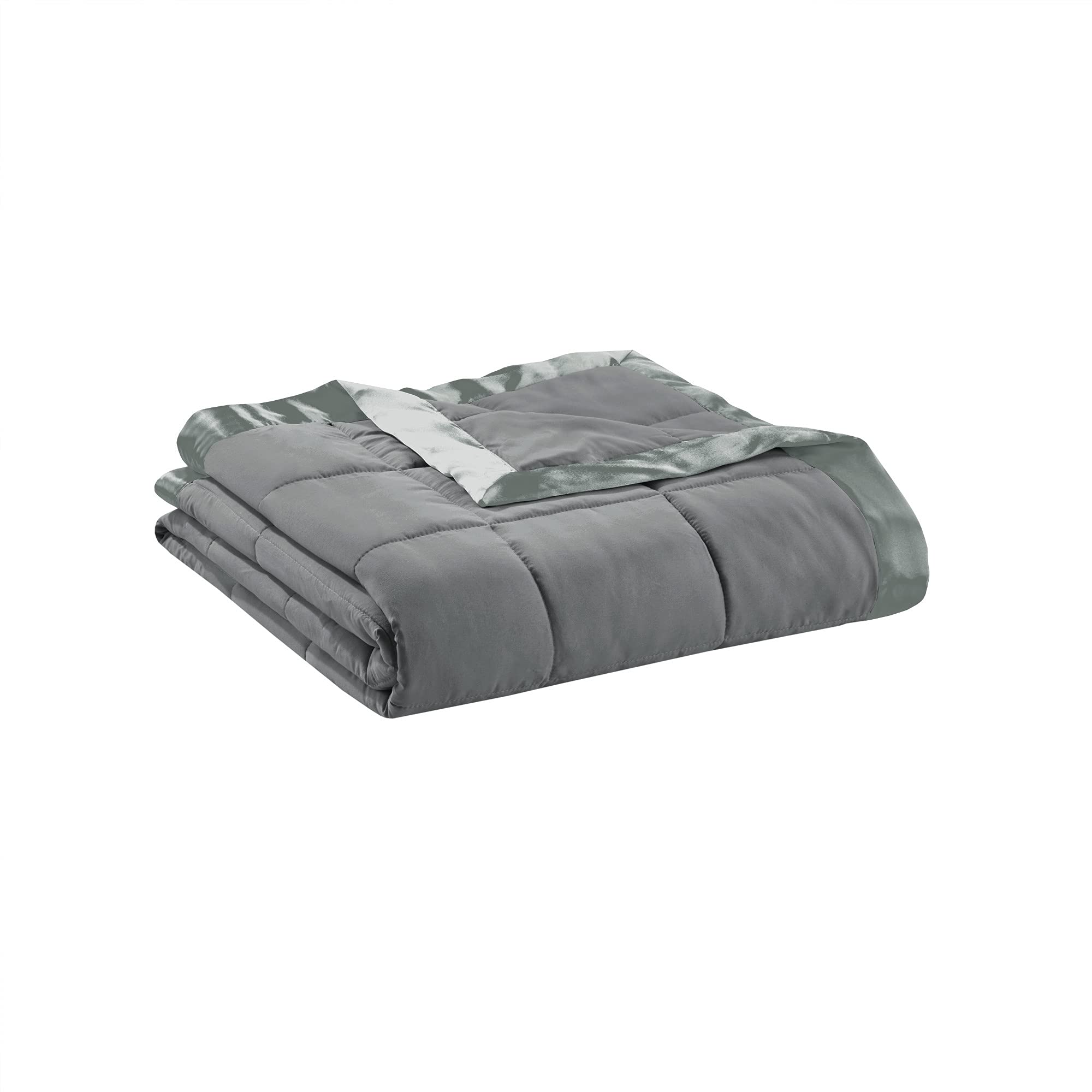Madison Park Windom Coperta In Microfibra Con Trattamento Scotchgard – Ipoallergenica, Antimacchia, Morbida, Marrone, Misura Coppia