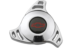 Proform 141-323 Chrome Air Cleaner Wing Nut with Large Hi-Tech Red Bowtie Logo for 1/4-20" Thread