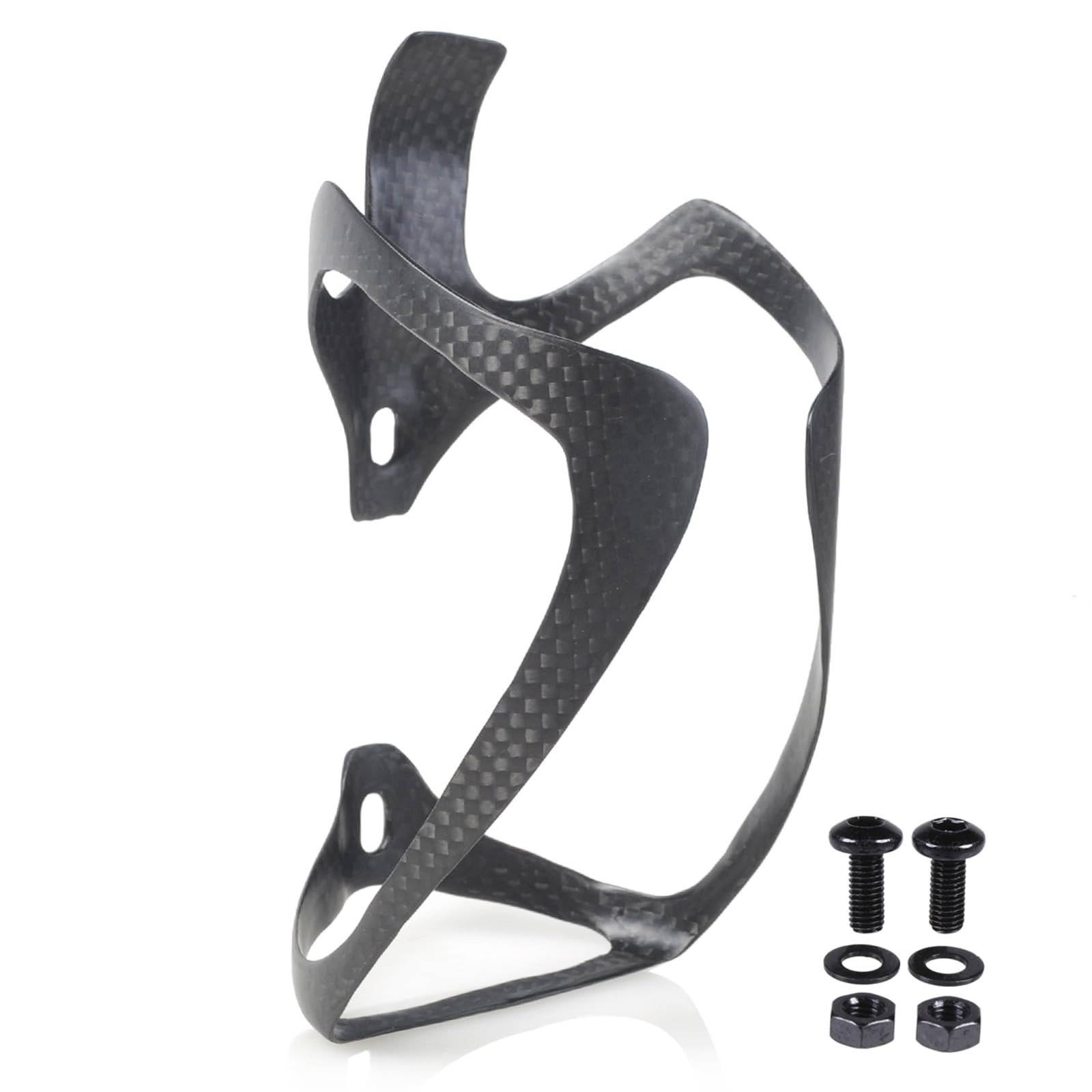 ThinkTop Full Carbon Fiber Water Bottle Cage Holder, Lightweight Bicycle Drink Bottle Holder for Road Bike MTB Cycling (1)