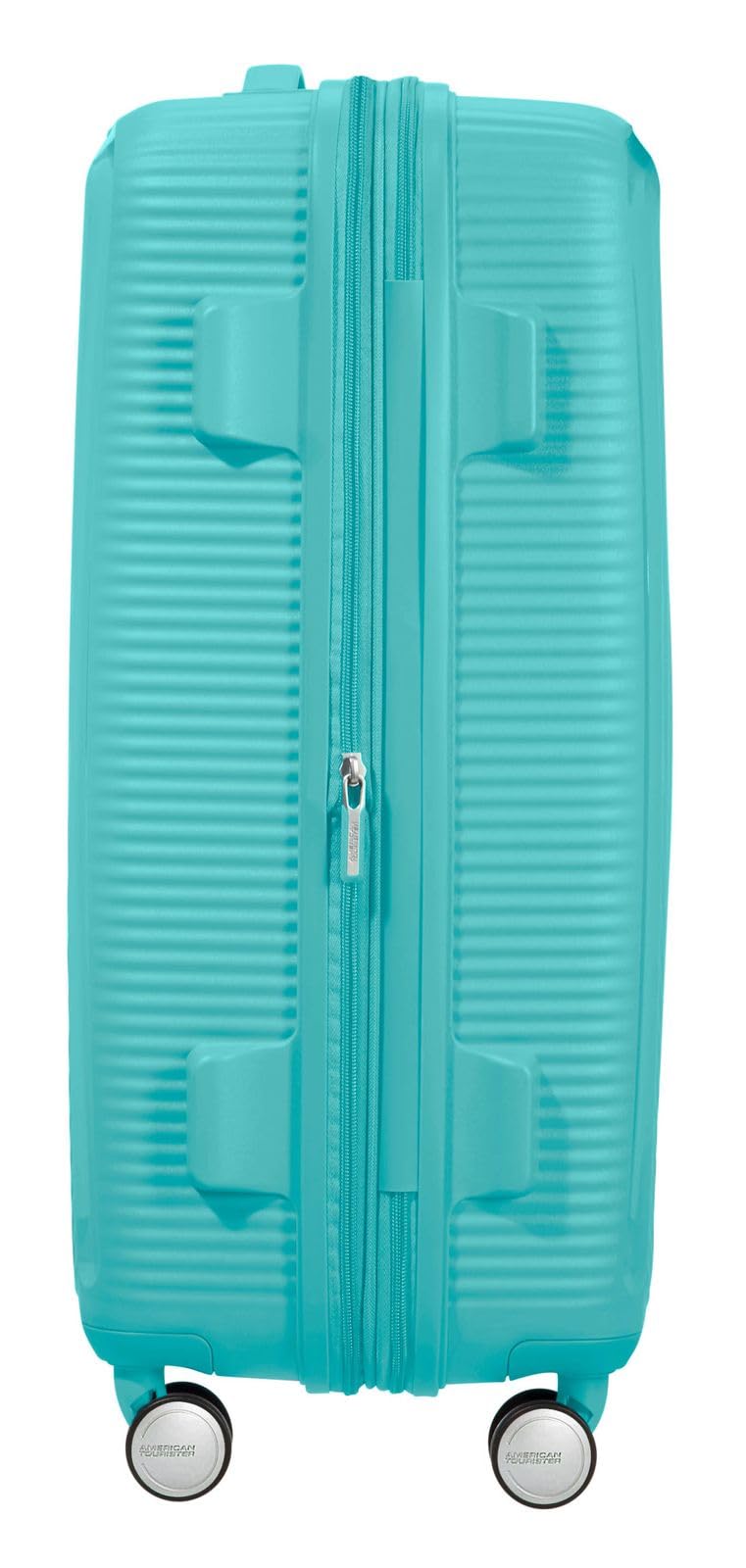 American Tourister Soundbox - Spinner M Erweiterbar Koffer, 67 cm, 71.5/81 L, Blau (Poolside Blue) 6
