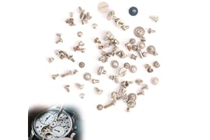 100pcs Watch Battery Clamp Screws, Watch Battery Clamp Screw Assortment Repair Kit for Replacing Old Parts Repair Watchmaking