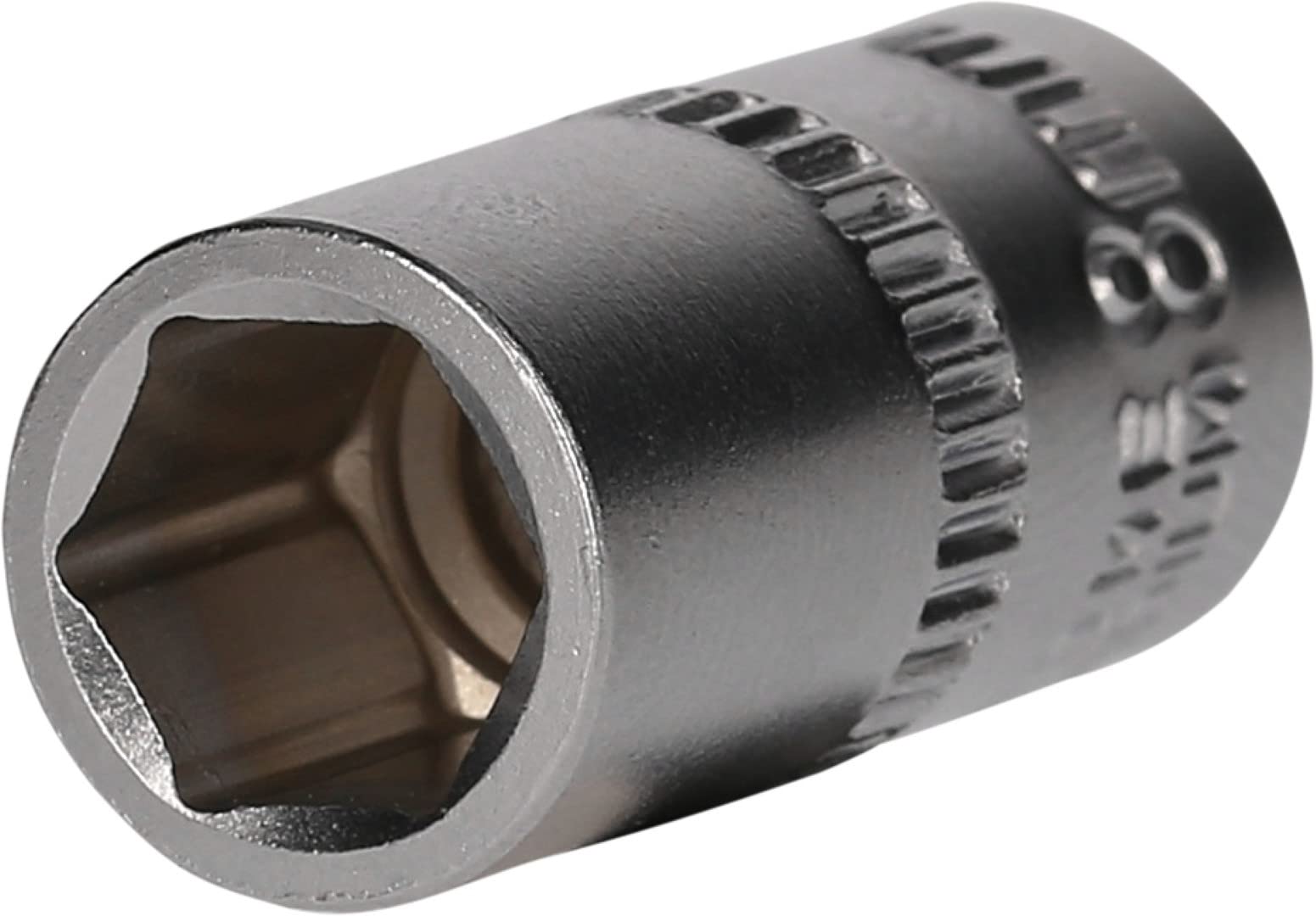 BRILLIANT TOOLS BT020936 1/4 inch Socket Spanner Insert, 25 mm, 8 mm [Powered by KS Tools]