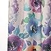 MYSKY HOME Premium Floral Curtains for Bedroom, Natural Linen Textured Room Darkening Curtains with Flower Print Design, Set of 1 Curtain Panel (52 x 84 Inch, Purple)