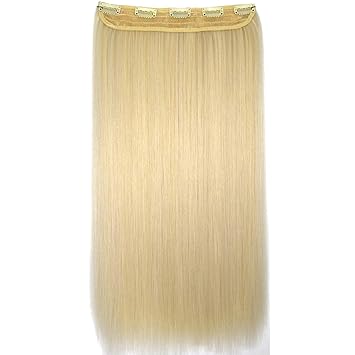 Buy Shangzi 24 Straight Snow White Mix Bleach Blonde Clip In