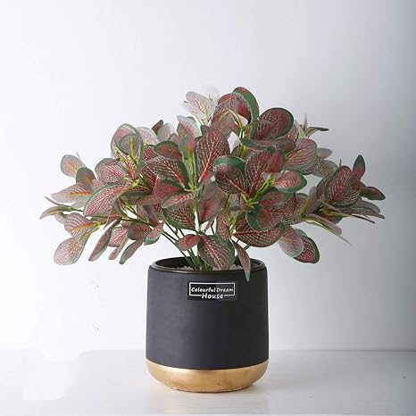 Amazon 造花 観葉植物 アートフラワー 欧米風 インテリア 本物そっくり 枯れない花 グリーン 癒し お祝い リビング お部屋 玄関やトイレ 飾り付けに ギフト プレゼント 30 32cm 花器附き 造花 オンライン通販