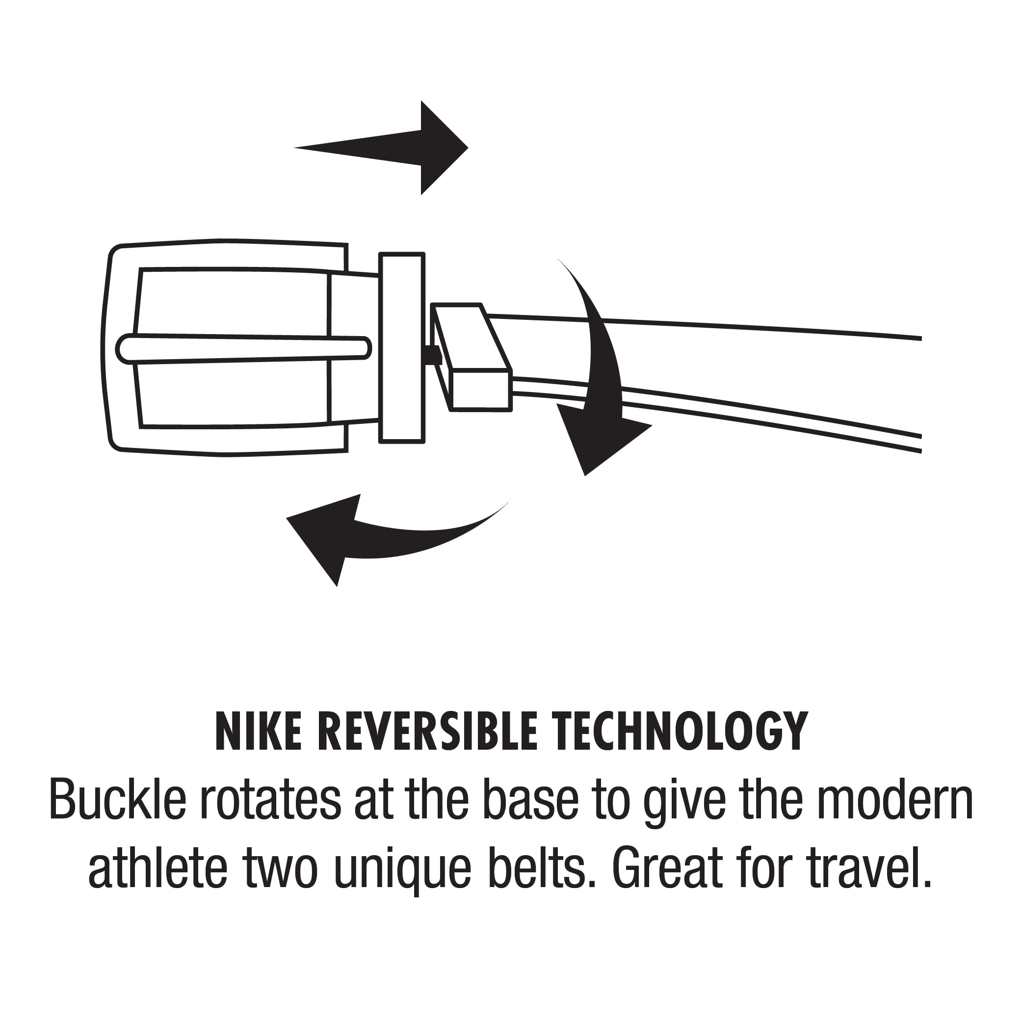 Nike mens Classic Reversible Belt