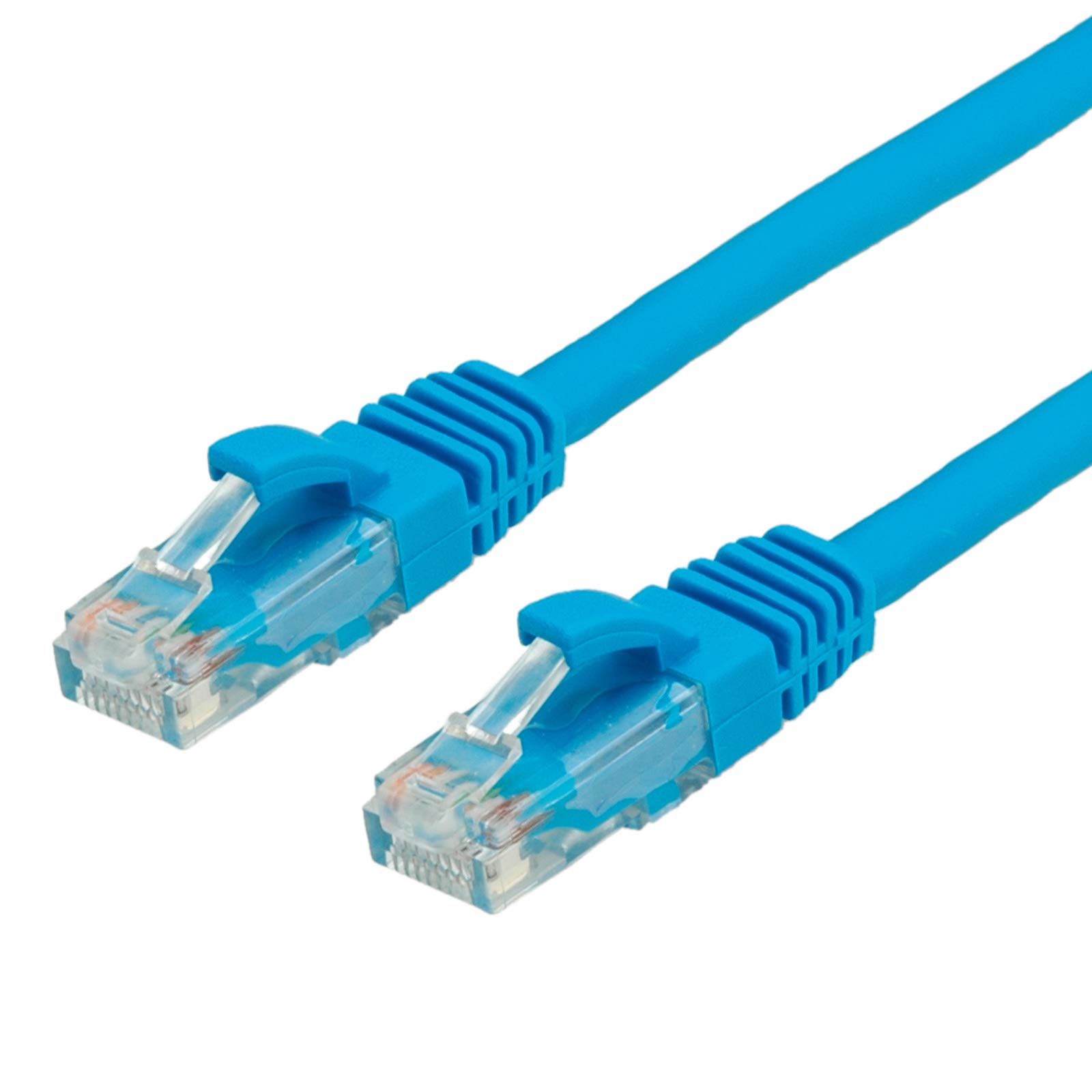 VALUE Patch Cable Category 6A UTP/Data Rate up to 10 Gbit/s/Twisted Pair/Connection Cable with RJ-45 Connectors on Both Sides / 0.3 m/Blue