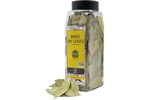 Soeos Bay Leaves, 2oz (57g), Whole Dried Bay Leaf, Non-GMO Verified, Laurel Herbs for Cooking, Soups, Stews, Sauces, Seasoning