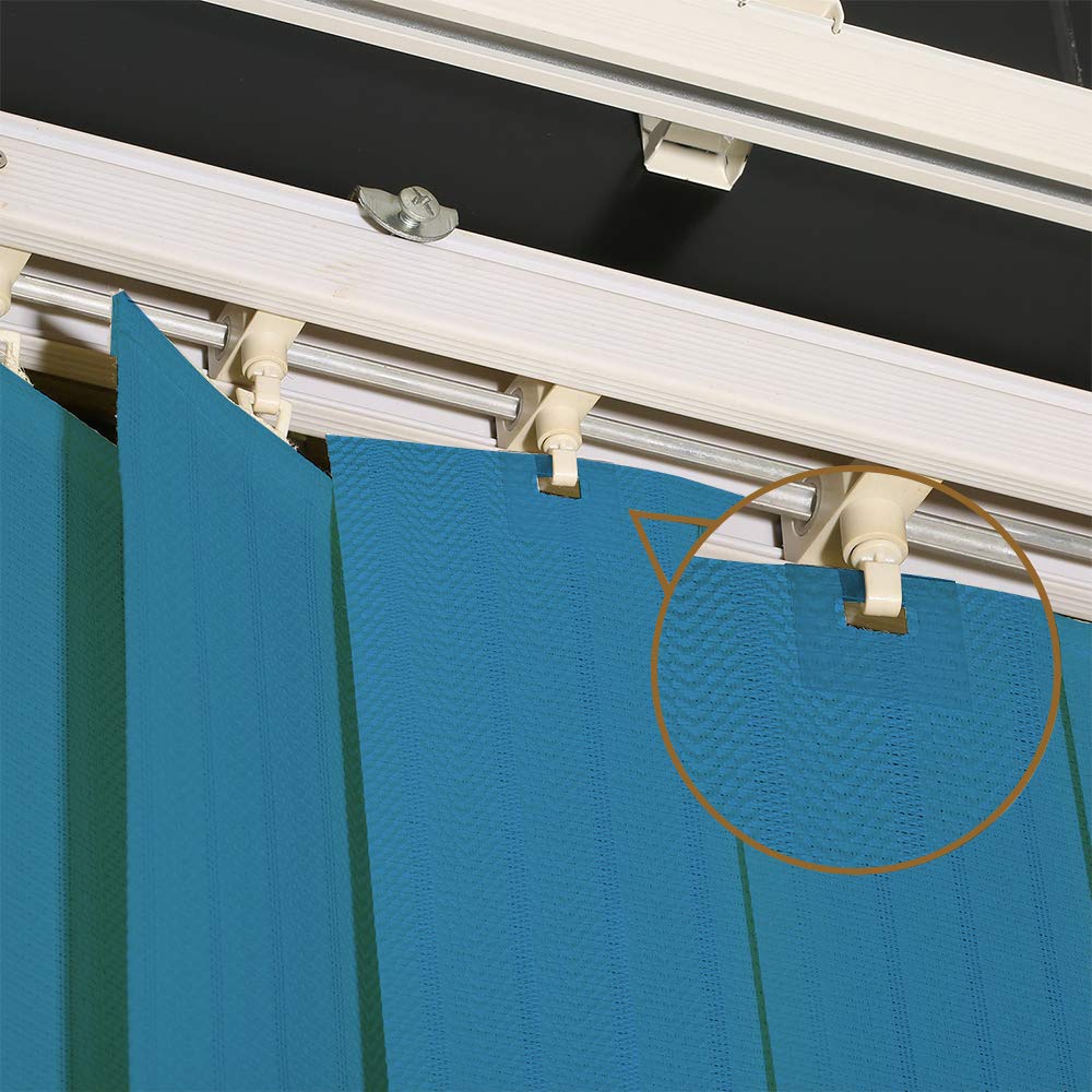 xydstay 50 sets Vertical Blind Repair Tabs, Vertical Blind Tabs, Clear