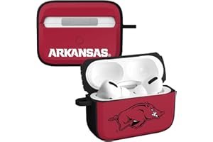 AFFINITY BANDS Arkansas Razorbacks HDX Case Cover Compatible with Apple AirPods Pro 1 & 2 (Classic)