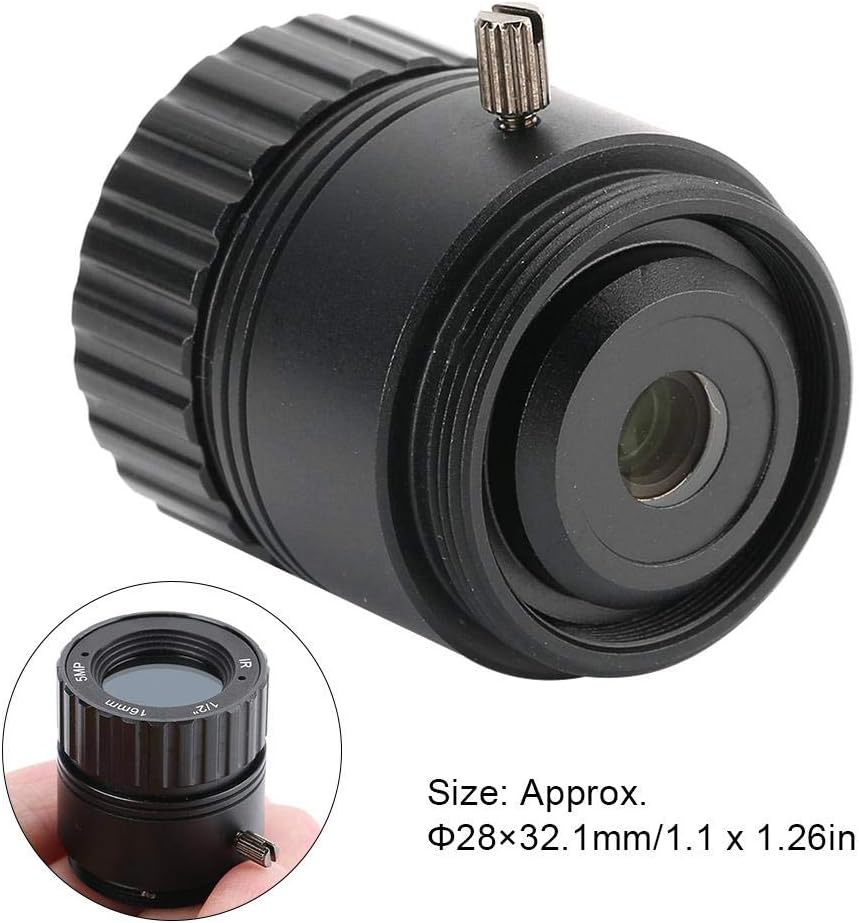 Tosuny Camera Lens, 16mm 5MP Fixed Lens, Support high-definition pixels - Image 3