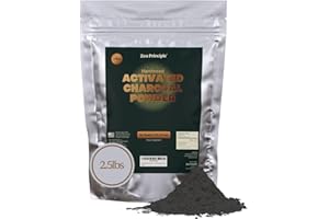 ZEN CHARCOAL Zen Principle Hardwood Activated Charcoal Powder 100 Percent from USA Trees. All Natural. Whitens Teeth, Rejuvenates Skin and Hair, Supports Better Digestion, 40 Oz