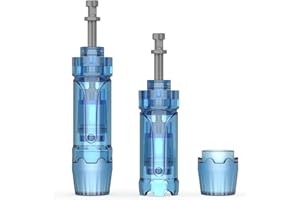 Med SPA Care® Disposable Replacement Heads - Applicable for Ultima A8S/M8S/A9 Automatic Permanent Makeup Pen (12 Pins, Blue 0.25mm)