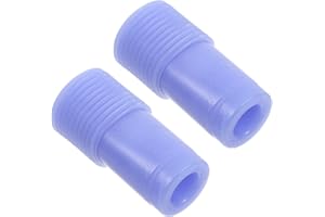 Healeved 2pcs Threaded Pole Handle Tip Replacement for Broom Mop Extension Screw Adapter for Metal Rod