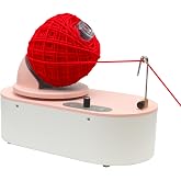 Olikraft Large Capacity Electric Yarn Ball Winder (Patented) | Tabletop design with foot pedal start and stop, winds up to 9 oz automatically into smooth yarn cakes without hand cranking
