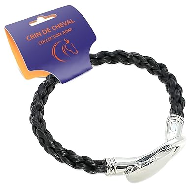 Rosshaar - Reiterarmband für Frau - Pferdearmband Collection Jump - 18/19 cm - Rundweben