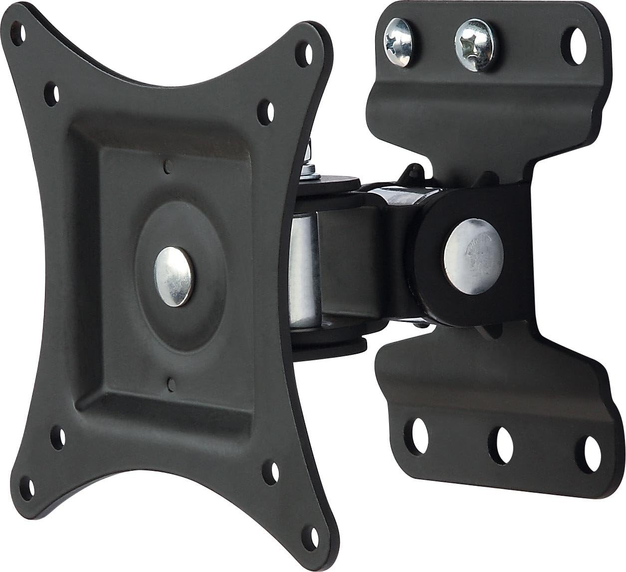 Ultimate Mounts TV Wall Bracket Mount for 14-24 Inch Flat and Curved TVs Tilt and Swivel VESA 75x75mm up to 100x100mm Max TV weight 15kg For LED LCD OLED Curved Plasma Screens