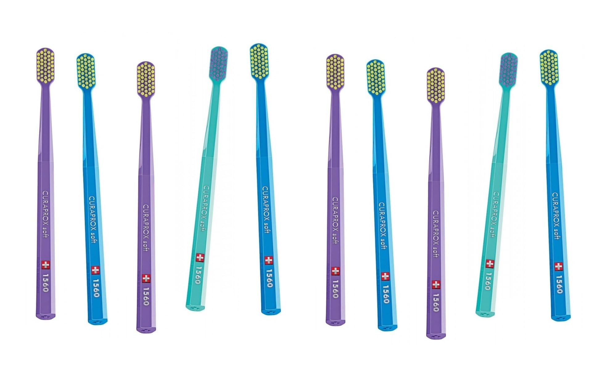 Curaprox CS 1560 toothbrush soft pack of 10