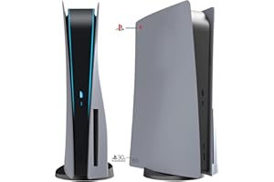 ElitePlay 30th Anniversary Grey PS5 Disc Edition Faceplates Cover Case Compatible for PS5 Disc Edition