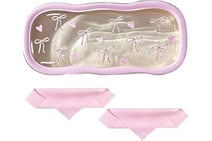 CASAPOPZ Glasses Case Hard Shell, Clear Eyeglass Case, Cute Holder for Sunglasses and Reading Glasses