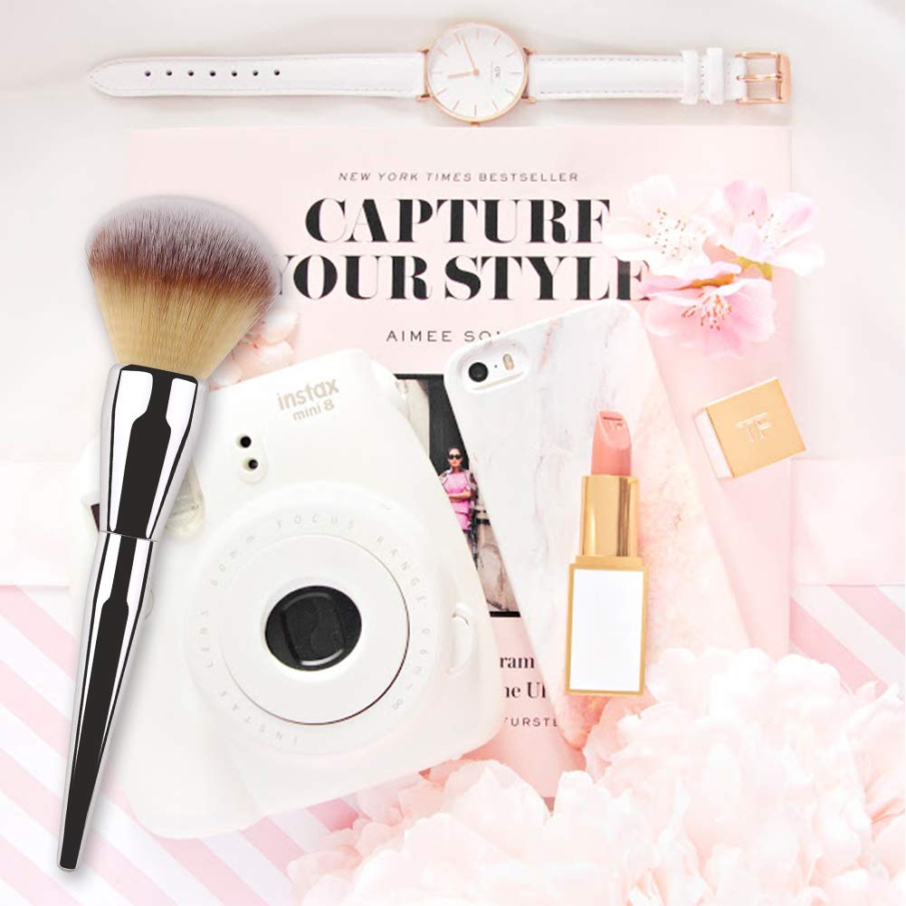 Foundation Brush,Daubigny Large Powder Brush Flat Arched Premium Durable Kabuki Makeup Brush Perfect For Blending Liquid,Cream and Flawless Powder,Buffing, Blending,Concealer: Beauty