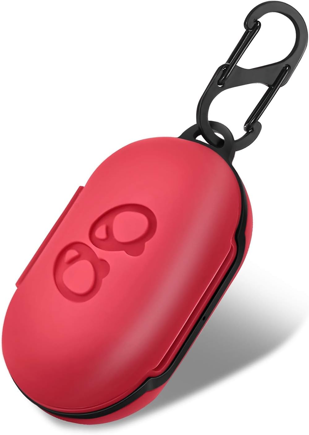 Bipra Silicone Case Compatible for Samsung Galaxy Buds 2019 Shock Drop Proof Protective Cover Waterproof Soft Skin with Carabiner Protective Silicone Cover Supports Wireless Charging