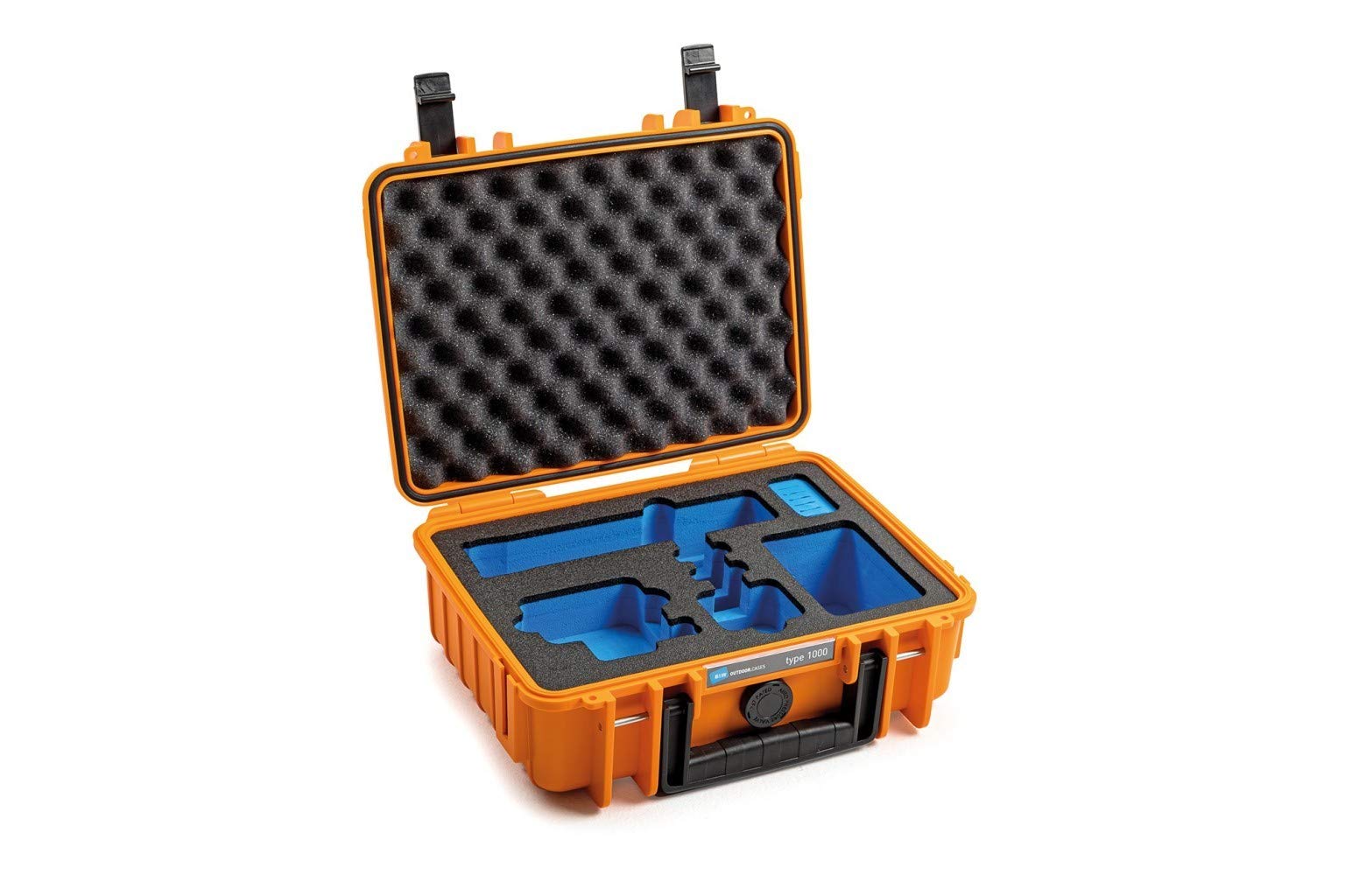 B&W Outdoor Carry Case for GoPro 9 Type 1000 Orange - Waterproof IP67 Certification, Dustproof, Shatterproof and Indestructible
