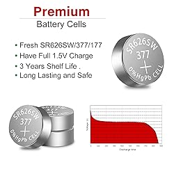 SR626SW Watch Batteries 377 376 AG4 LR626 1.55V