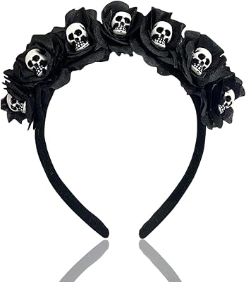 Halloween Skelett Haarreif, Halloween Stirnband, Halloween Kopfschmuck, Haarreifen für Karneval, Cosplay, Mottoparty