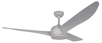 Lucci Air 21291401 Nordic 3 Blade Indoor Dc Motor Ceiling Fan With Remote Control 56 Inch Grey