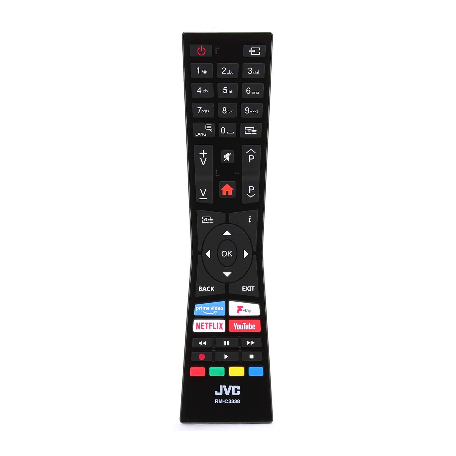 Currys JVC RM-C3338 Genuine Remote Control for 2018 2019 LED TVs