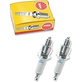 NGK Spark Plug Set NGK - 708.21.59 - BPR7HS-10 1092 - Set 2 Pieces - | Replaces 09482-00522 90793-20129 924M 939-1 L78YC6 4122. 20k-30k mileage rated.