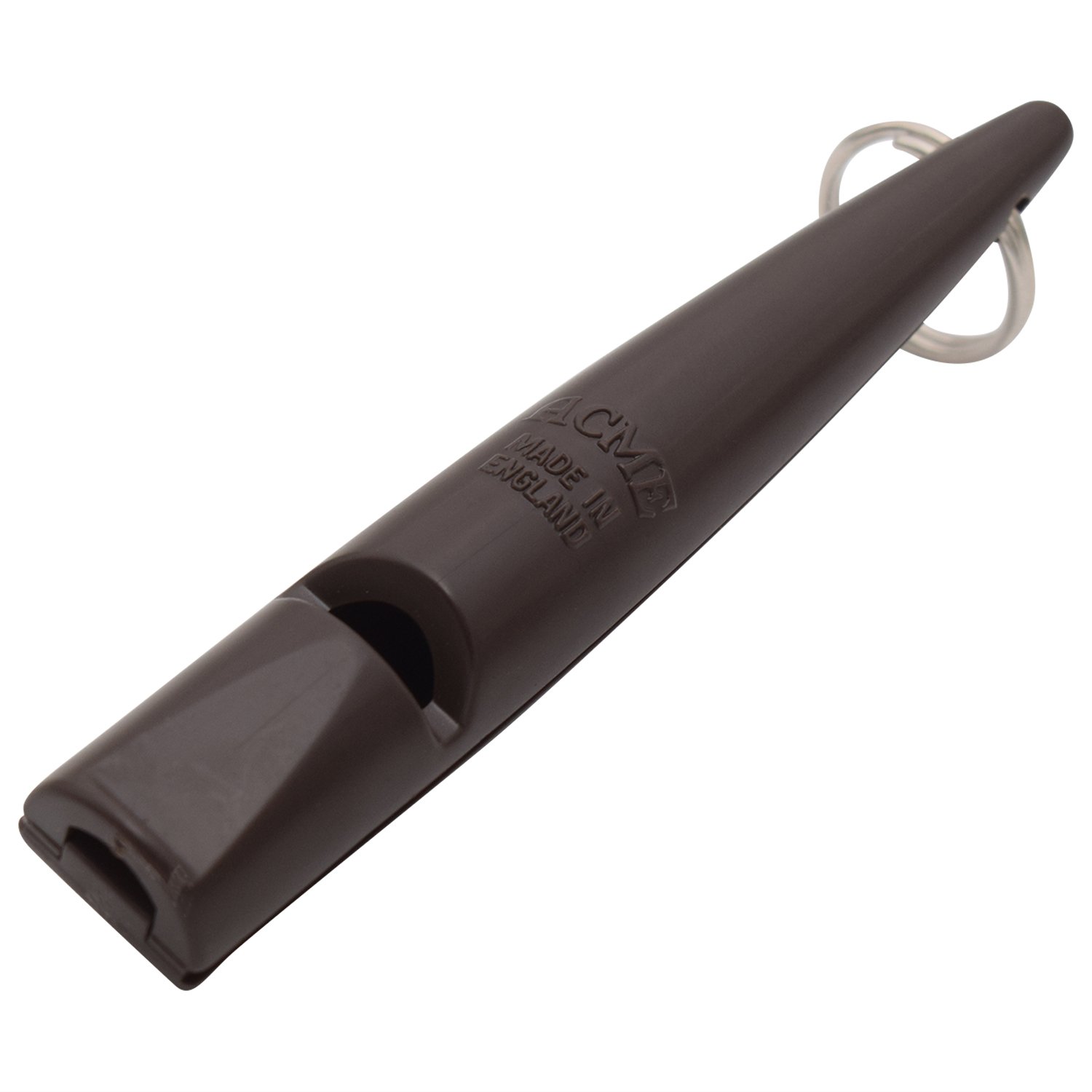 ACME Dog Whistle No. 210.5 with Instructions - The Original from England: Loud and Far Reaching, Chocolate Brown