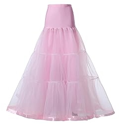 WOWBRIDAL Women's Ankle Length Petticoats Wedding