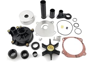 MARKGOO 5001595 Water Pump Impeller Repair Kit with Housing for Johnson Evinrude OMC 75 90 105 115 120 130 135 140 150 175 200 225 250 HP V4 V6 V8 Outboard Boat Motor Replacement Parts 435929