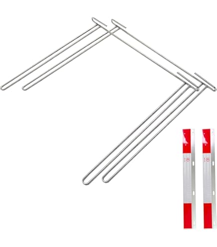 2 Pack Angled Mud Flap Reflector Reflective Tape Strip For Semi Truck & Semi Trailer Mud Flap Hanger Dot Approved Conspicuity Tape Rt35