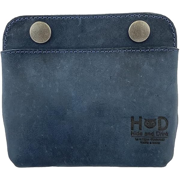 Hide & Drink Leather Taco-Shape Pouch - Handmade Full Grain Leather, Multi-Use Organizer (Old Tobacco Color) - View #9